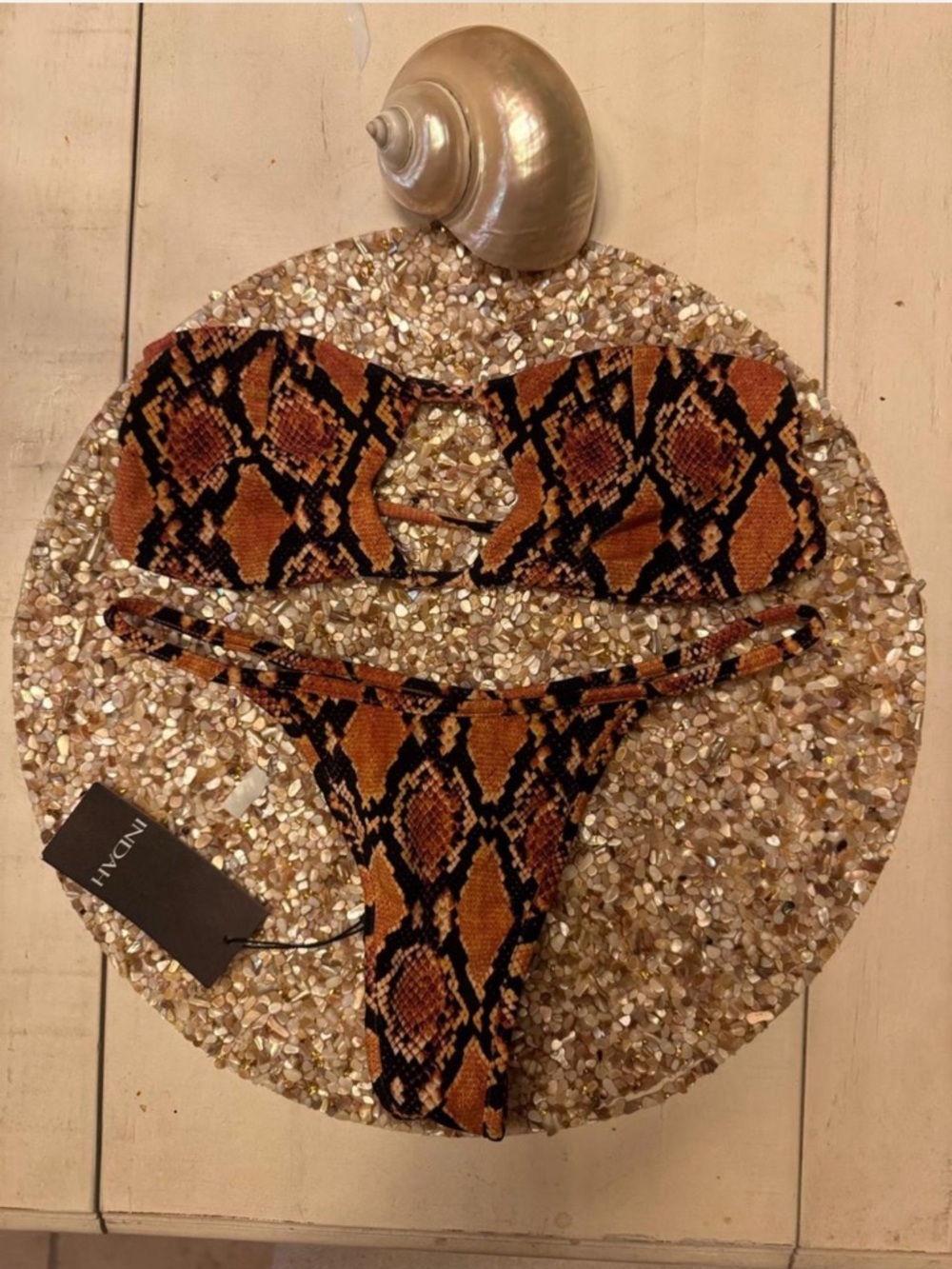 Indah Bronze Python bikini - Picture 2 of 7